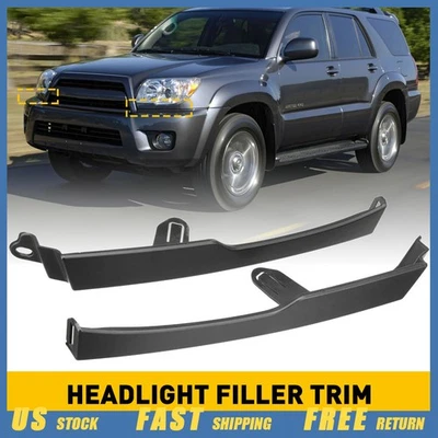 For 2006-2009 Toyota 4Runner Headlight Lamp Front Filler Molding Trim Panel USA - Изображение 1 из 4
