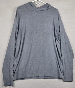 Free Fly Herren XL Bambus leichter Hoodie blau grau Daumenloch Outdoor Komfort - Bild 1 von 7