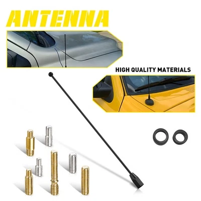 Antena de mástil de 9" negra radio AM/FM apta para Dodge RAM 1500 2500 3500 1999-2008 Foto 1 de 4