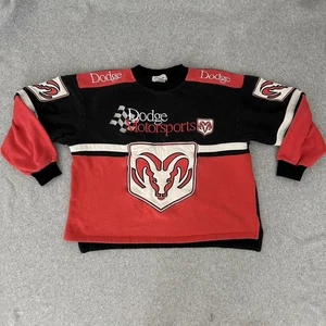 Sudadera De Colección Dodge Motorsports Para Hombres Grande Negra Roja NASCAR Racing Ram Logo - Imagen 1 de 9