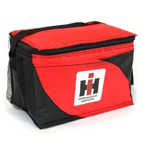Fiambrera roja y negra International Harvester IH Logo OBT178 - Imagen 1 de 3