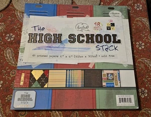 NEU DCWV High School Stapel - 48 Sammelalbum Blätter 12x12 Premium Stapel & 14 Blatt - Bild 1 von 8