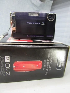 FUJIFILM FINEPIX Z10 FD COMPACT DIGITAL ZOOM CAMERA 7.2MP COMPLETE IMMACULATE - Picture 1 of 3
