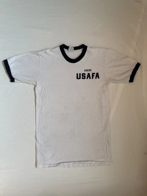 Camiseta Timbre Blanca Academia Fuerza Aérea de la USAFA De Colección Para Hombre Talla Mediana Foto 1 de 4