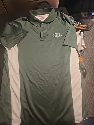 Ropa del equipo de la NFL New York Jets camiseta polo de golf lateral del entrenador talla grande nueva sin etiquetas Foto 1 de 4