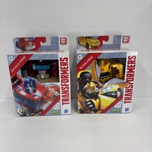 Transformers Authentics Bravo 5" Optimus Prime & Bumblebee Action Figures NIB - Picture 1 of 8