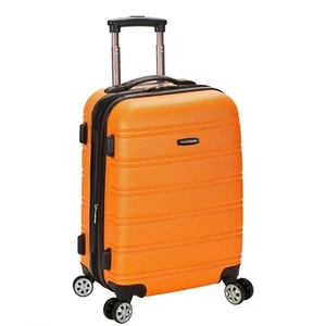 Rockland F 145 Orange Melbourne 20 Inch Expandable ABS Carry on - Picture 1 of 5