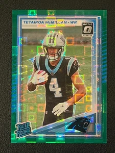 Tetairoa McMillan 2025 Donruss Optic Rated Rookie Green Pandora /25 Panthers - Picture 1 of 2