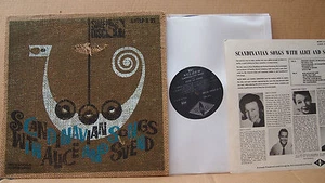 SCANDINAVIAN SONGS WITH ALICE AND SVEND ORIGINAL OZ PRESSING WITH HESSIAN COVER - Picture 1 of 2