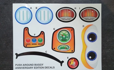 ¡Nuevo! Calcomanía adhesiva de repuesto Step2 Push Around Buggy 10 aniversario Foto 1 de 2