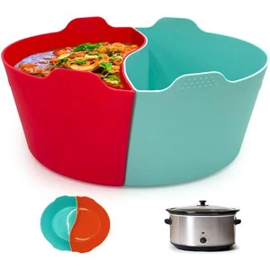 Silicone Crock pot Liners,Slow Cooker Liners,8 Quart Oval Reusable Crock pot ... - Picture 1 of 5