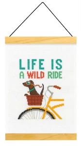 Cross Stitch Kit ~ Dimensions Life is a Wild Ride #72-75466 - Picture 1 of 4