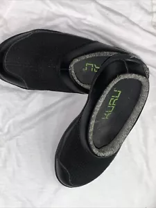 KURU Draft Women’s Slipper Shoes Jet Black Size 7.5 Comfort Slip On - Picture 1 of 14