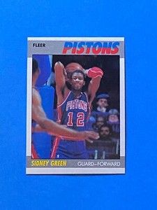 1987-88 fleer #44 sidney green nm