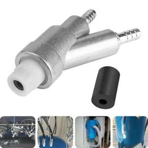 35mm Stainless Steel Sand Blaster Sandblasting Gun with 8mm Boron Carbide Nozzle - Picture 1 of 10