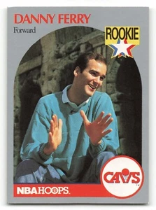 1990-91 NBA Hoops #336 DANNY FERRY Rookie RC Cleveland Cavaliers !!! - Picture 1 of 2