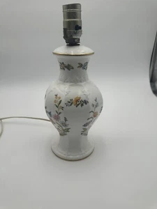 Aynsley Cottage Garden Vintage Porcelain Lamp Base 12.5x6” W/0 Shade - Picture 1 of 9