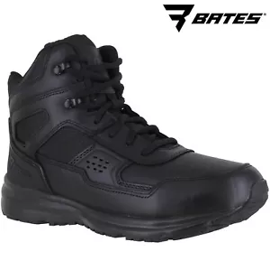 MENS LEATHER WATERPROOF BOOTS ARMY MILITARY POLICE TACTICAL COMBAT WORK SHOES - Picture 1 of 4