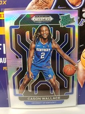 2022-23 Panini Prizm Draft Picks Rated Prospect Silver Cason Wallace #RP-CWA