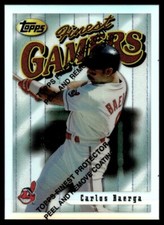 1996 Topps Finest Gamers Refractor Carlos Baerga A8 #69