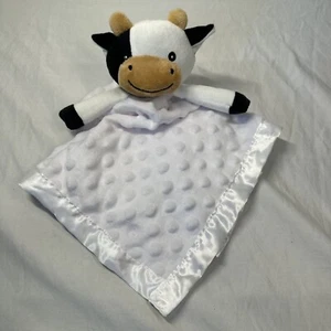 Kuh Lovey Plüsch Sicherheit Baby Decke Knobby Satin Trim und Rücken 16" Pro Goleem - Bild 1 von 6