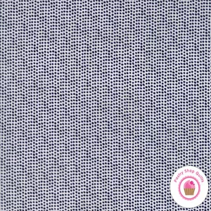 Moda SATURDAY MORNING Black dots 30448 13 Basic Grey QUILT FABRIC - Picture 1 of 2
