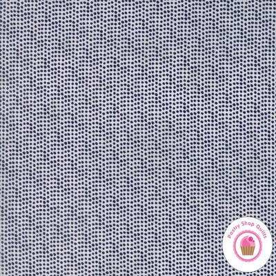 Moda SATURDAY MORNING Black dots 30448 13 Basic Grey QUILT FABRIC - Image 1 of 2
