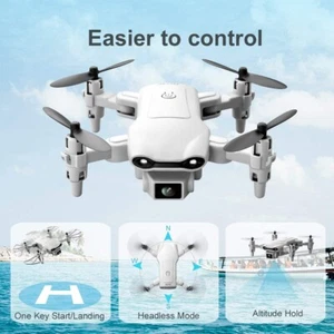 Mini Drone with Wide Angle 4K Wi Fi FPV Camera RC Foldable Helicopter Toy New - Picture 1 of 5