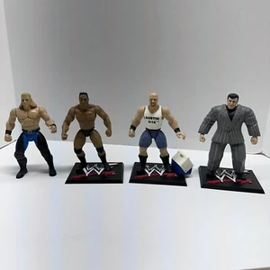 4 WWE WWF Figure's THE ROCK, STONE COLD STEVE AUSTIN, Vince McMahon, Triple H - Picture 1 of 21