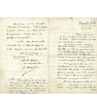 MASSENET Jules, compositeur. Lettre autographe à Ambroise Thomas, 16 décembre 18
