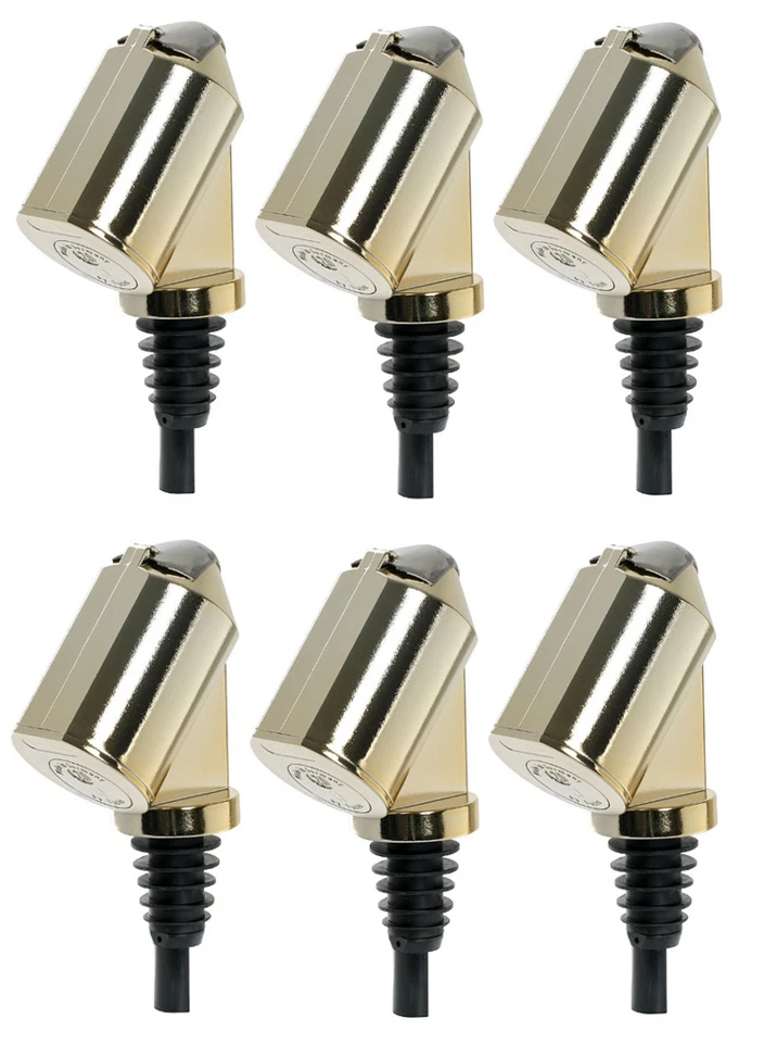 BOTTLE MASTER 3000 4 cl gold - 6 Stück Portionierer Ausgießer Dosierer Schnaps