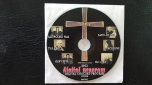 OZZY OSBOURNE - PROMO ONLY OZZFEST 2002 PROGRAMA DE CONCIERTO DIGITAL CDrom CD ROM - Imagen 1 de 2