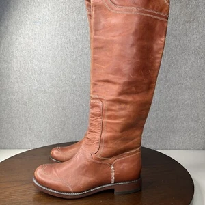 Timberland Botas Mujer 6 Marrón Cuero Hasta la Rodilla Montar Alto Moto - Imagen 1 de 22