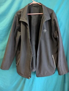 Port Authority Men’s XL Soft Shell Fleece Jacket Black – Time Warner Cable Embro - Picture 1 of 4