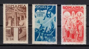 Romania 1943 MNH/MLH Mi 760-762 Sc B207-B209 Sword, Soldier and Family **/* - Picture 1 of 2