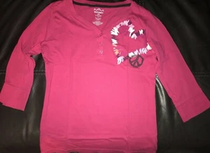 Old Navy Pink 3/4 Sleeve Shirt Girls Size XL (14) - Picture 1 of 5