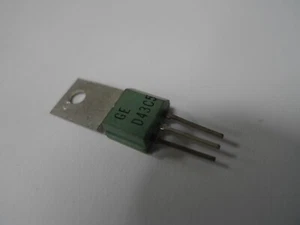 D43C5  PNP  Silicon Transistor GE General Electric TO202 12.5W - Picture 1 of 12