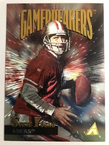 1995 Pinnacle STEVE YOUNG #3 - Gamebreakers - A143 - Picture 1 of 2