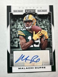 2017 Panini Playoff Signatures Hail Mary Malachi Dupre #RS-DU Rookie Auto RC