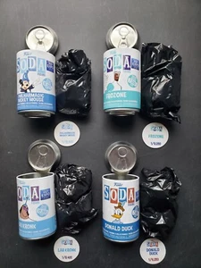 Funko Soda Vinyl Disney D23 Expo Mickey Mouse Common Set Of 4 - Picture 1 of 1