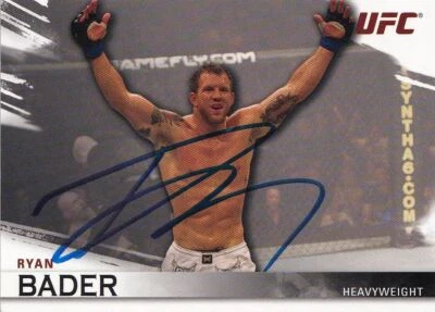 Ryan Bader Signed 2010 Topps UFC Knockout Card 71 Autograph The Ultimate Fighter - Image 1 of 4