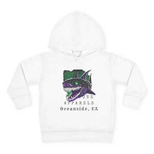 Toddler Shark Fleece Hoodie - Picture 1 of 16