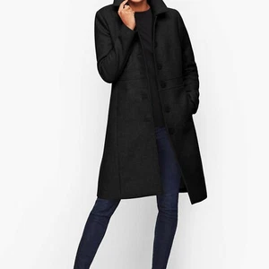 Abrigo Talbots Italiano Lana Dama Negro Para Mujer Talla 4 + Regalo Gratis - Imagen 1 de 1