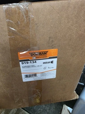 KIT LÍNEA FRENO PREFORMADO ACERO INOXIDABLE DORMAN 919-134 PARA 99-20 CHEVY GMC 2500 Foto 1 de 4