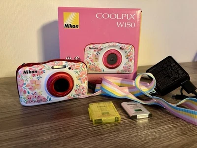 Nikon Coolpix W150 Pink Flowers | Kids Digitalkamera | Unterwasser - Bild 1 von 4