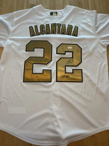 Sandy Alcantara Signed Autographed 2022 All Star Jersey With Inscription JSA Coa - Picture 1 of 3