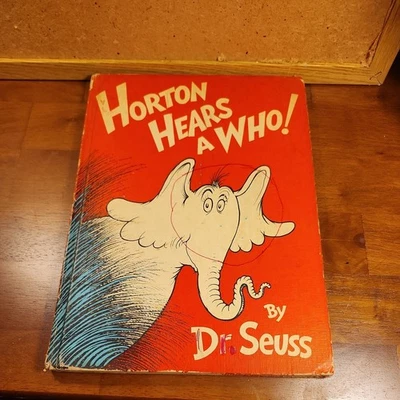 Vintage 1954 Dr. Seuss Horton Hears a Who Hardcover Book Club Edition  Foto 1 de 4