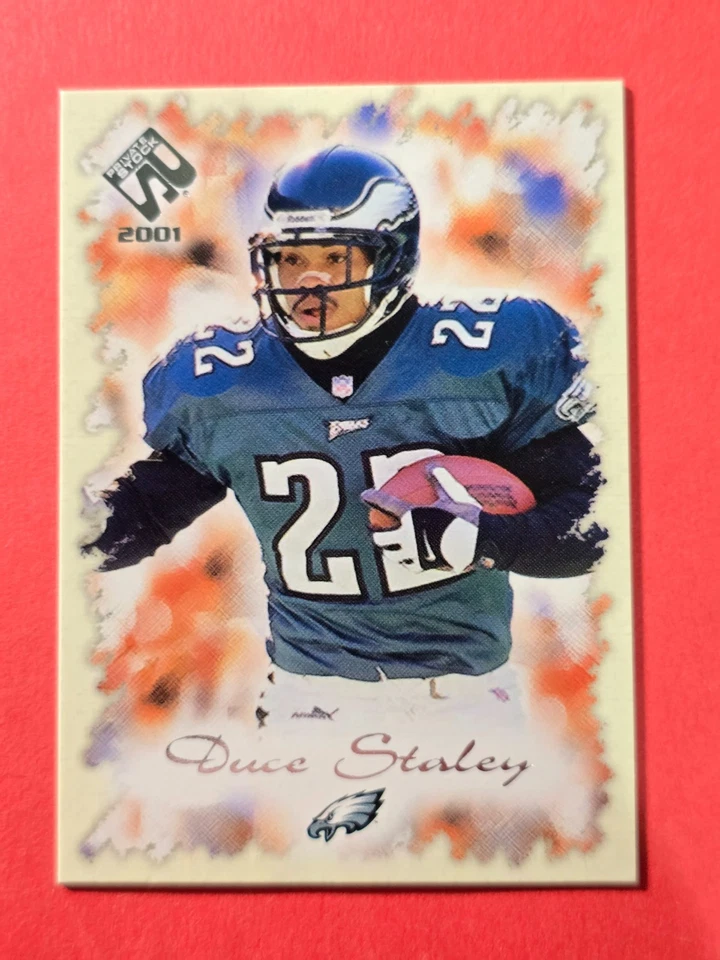 2001 Private Stock #75 Duce Staley, cd1 - Image 1 of 3