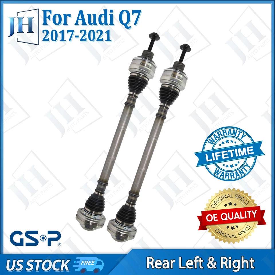 OE Rear Pair Left Right CV Axle Shaft For 2017 18 19 20 21 Audi Q7 Q8 V6 3.0L - Изображение 1 из 4