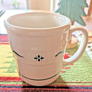 LONGABERGER USA WOVEN TRADITIONS Heritage Green COFFEE  MUG/CUP Retired Exc Cdn - Picture 1 of 5